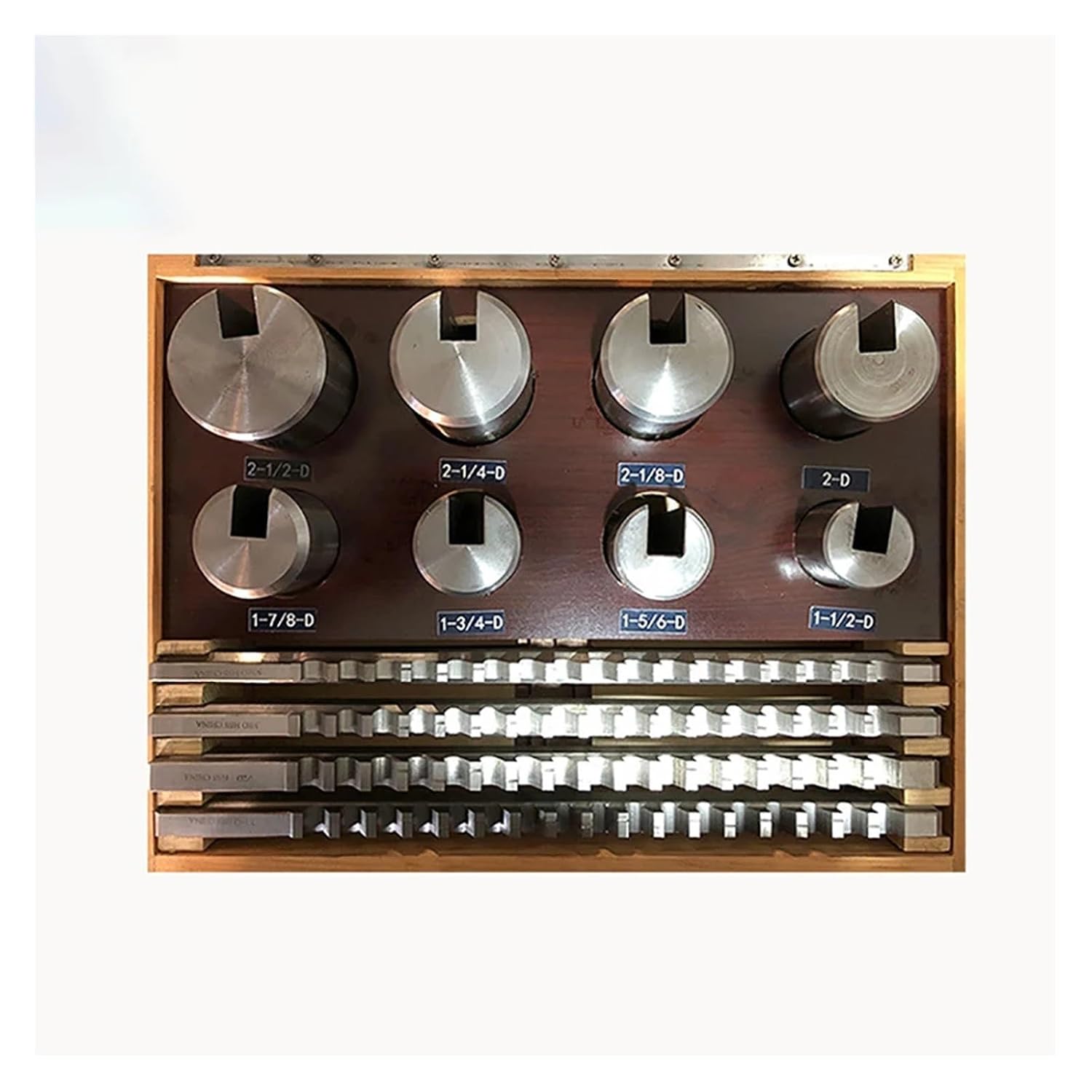Keyway Broach Kit Set of 22 inch Keyway Broach, Multi-Specification Push Tool Set, for Spline Cutting Tools