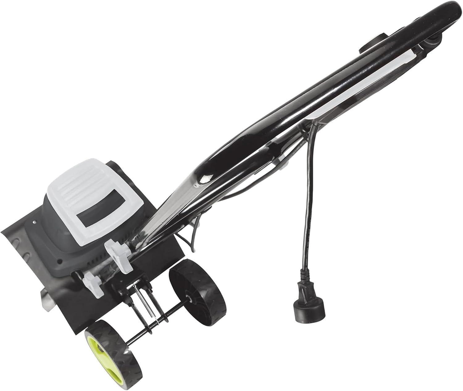 Sun Joe Electric Garden Tiller and Cultivator with 3 Position Height Adjustment Maximum 12-inch Cultivating Width and 8 Amp Motor, TJ602E