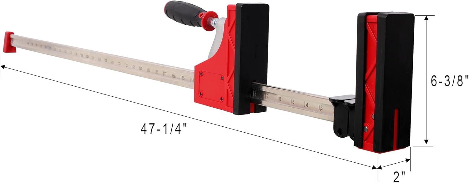 Parallel Clamp Kits, 12PCS Woodworker Tools Set, 24 Inch Parallel Clamps 2pcs, 40 Inch Parallel Clamps 2pcs, 2 Inch Bench Dogs 4pcs, Framing Blocks 4pcs, Heavy Duty Framing Tools for Cabinet Making