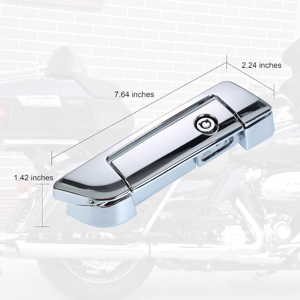 Tour Pack Latches Hinges Fit for Harley Touring Razor Chopped King Pak Road King Road Glide Street Glide Electra Glide 2014-2025 Chrome