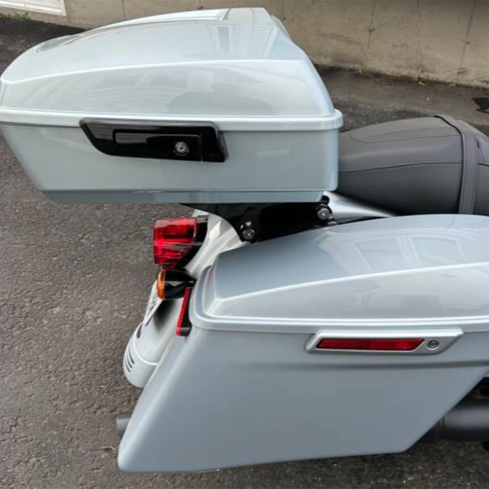 Tour Pack Latches Chrome, Tour Pack Trunk Lid Latch with Keys Fit for Harley Touring/Razor/Road King/Road Glide/Street Glide/Electra Glide/Ultra-Classic 2014+