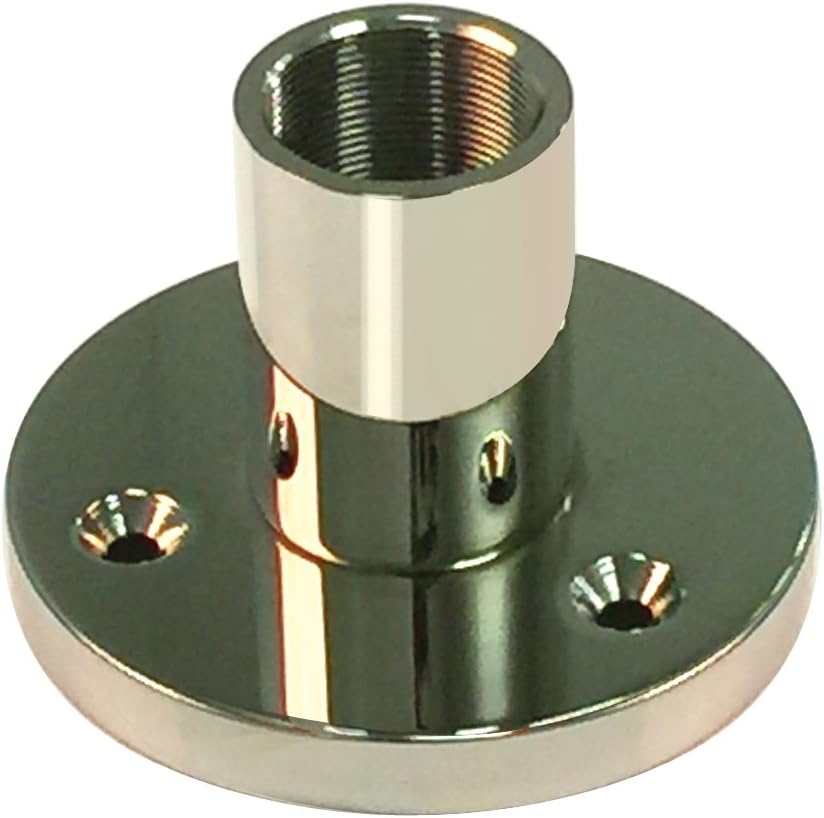 Rohl ZZ9435602B-PN Base Foot Only for The Za383 Pillar Legs Includes The Base The Cut Bushing & The Bushing Shaft (1 Piece), Polished Nickel