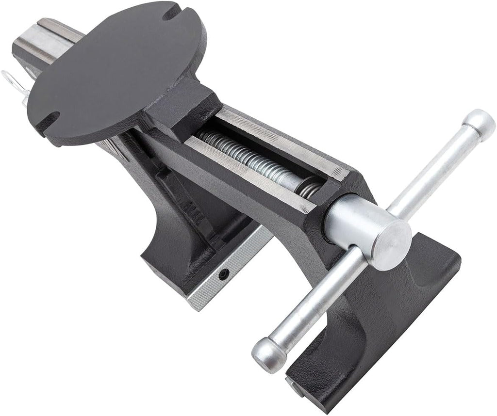 Yost Vise RHV-6 6-Inch Truck Trailer Receiver Vise | Heavy Duty Portable Work Vise | 5.9' Jaw Width, 5.81' Max Jaw Opening, 4.96' Throat | Fits Standard 2' Hitch with Hitch Pin Included