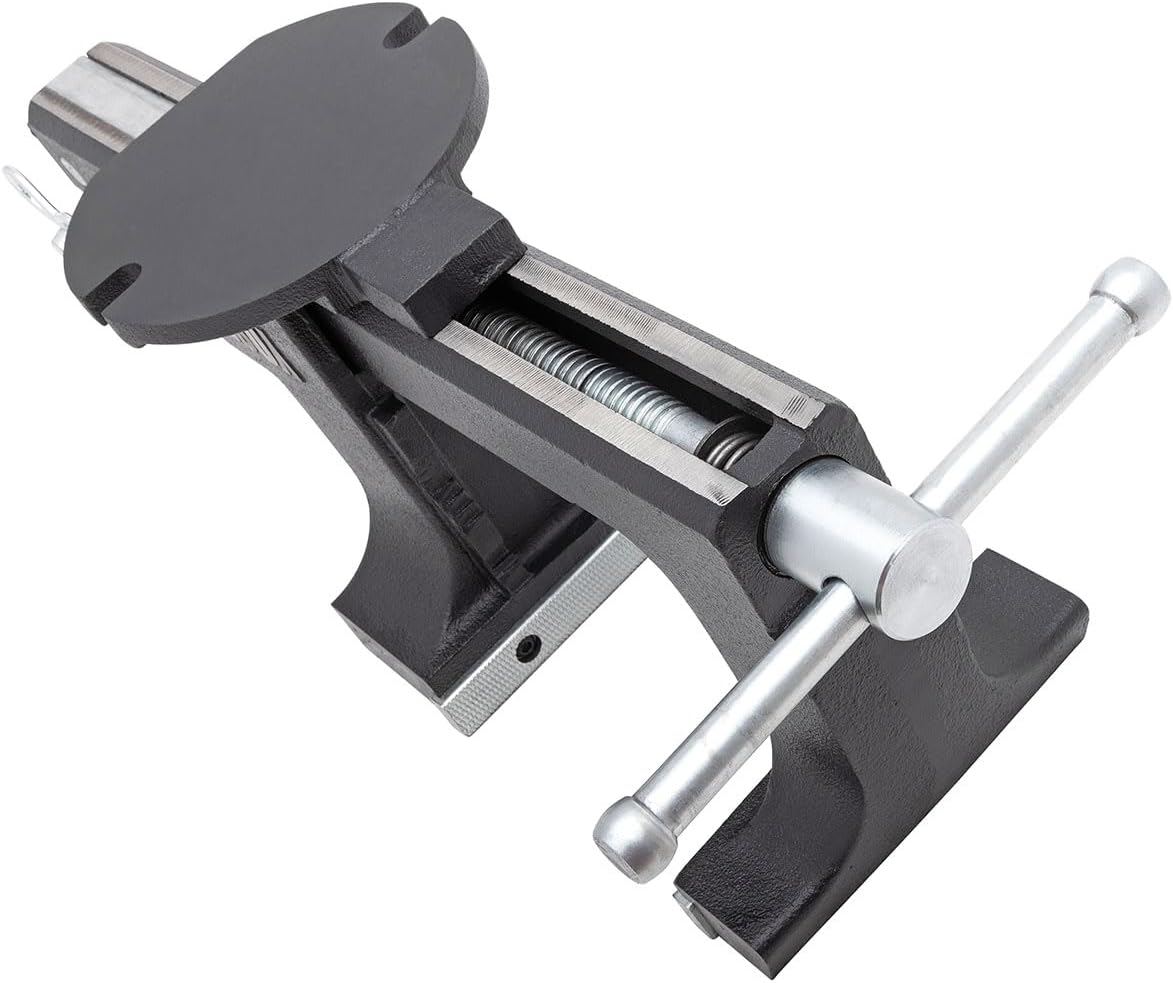 Yost Vise RHV-6 6-Inch Truck Trailer Receiver Vise | Heavy Duty Portable Work Vise | 5.9' Jaw Width, 5.81' Max Jaw Opening, 4.96' Throat | Fits Standard 2' Hitch with Hitch Pin Included