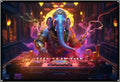 Ganesh Cyberpunk DJ, UV tapestry, Blacklight Reactive Wall Hanging, Neon Backdrop, Party Decor, Psychedelic Tapestry, Visionary Wall Art (Large)