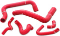 Mishimoto MMHOSE-MUS-86RD Silicone Radiator Hose Kit Compatible With Ford Mustang GT Cobra 1986-1993 Red