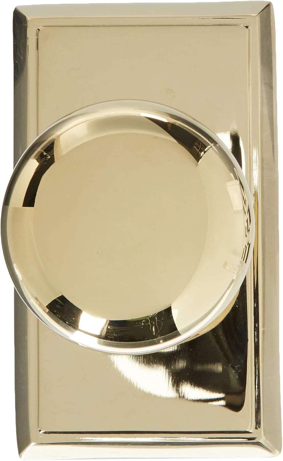 Providence Door Set With Round Brass Knobs Double Dummy In Polished Brass. Doorsets.