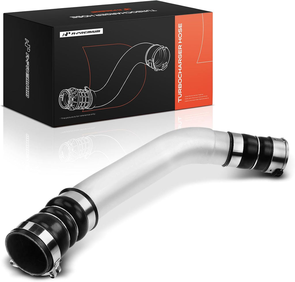 A-Premium Turbocharger Intercooler Hose Compatible with Ford F-250 Super Duty 2011 2012 2013 2014, V8 6.7L Turbocharged, with 1 Clamp, Replace# BC3Z6C646A, ‎BC3Z-6C646-A