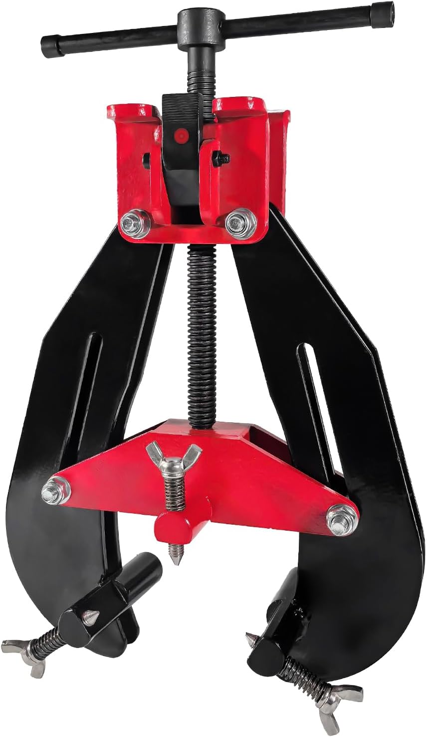 8'-16' Heavy Duty Pipe Alignment Clamp, Professional Quick Release T-Handle for Welding & Fittin