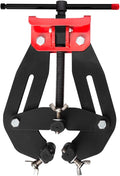 Steelman 6-inch Ultra Clamp Pipe Clamp for Welding, 2 to 6-inch Pipes, Quick-Release Button, T-Handle Rapid Adjustment, Pipe Alignment Tool