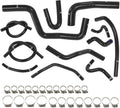 G-PLUS Silicone Radiator Hose Kit w/Clamps Compatible with Honda/Acura Integra DC4 DB7 RS LS GS SE with B18B1 Engine 1994-2001 Black