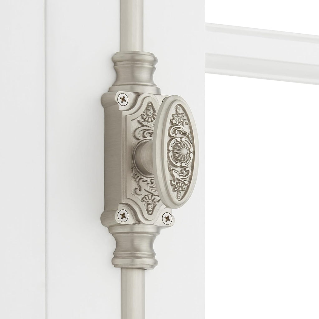 Signature Hardware 955211-1.75 Helmina 72 Inch Tall Window Cremone Security Bolt - Brushed Nickel