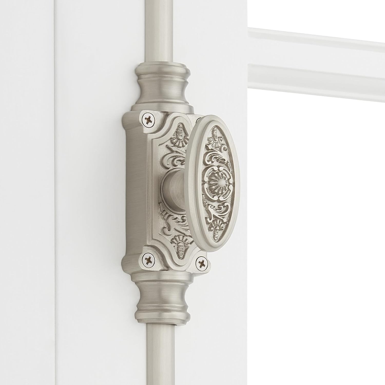 Signature Hardware 955211-1.75 Helmina 72 Inch Tall Window Cremone Security Bolt - Brushed Nickel