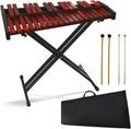 Marimba, 32 Key Wooden Adult Xylophone with Mallets and Adjustable Stand Professional Marimba for Beginners and Students Professional (Wooden) (32)