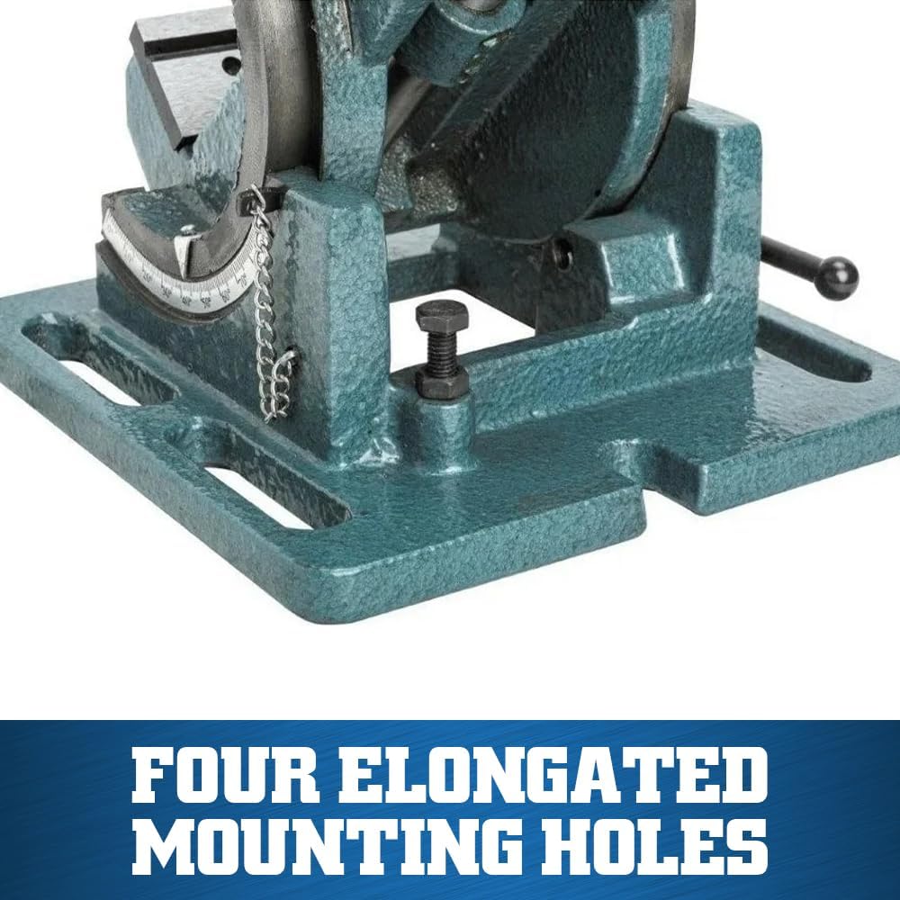 Wilton Cradle-Style Angle Drill Press Vise, 4' Jaw Width & Opening, 1-1/2' Jaw Depth (Model CR4)