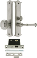 Deltana SDL688U15 Storm Door Latch; Classic; Mortise Lock; Satin Nickel Finish