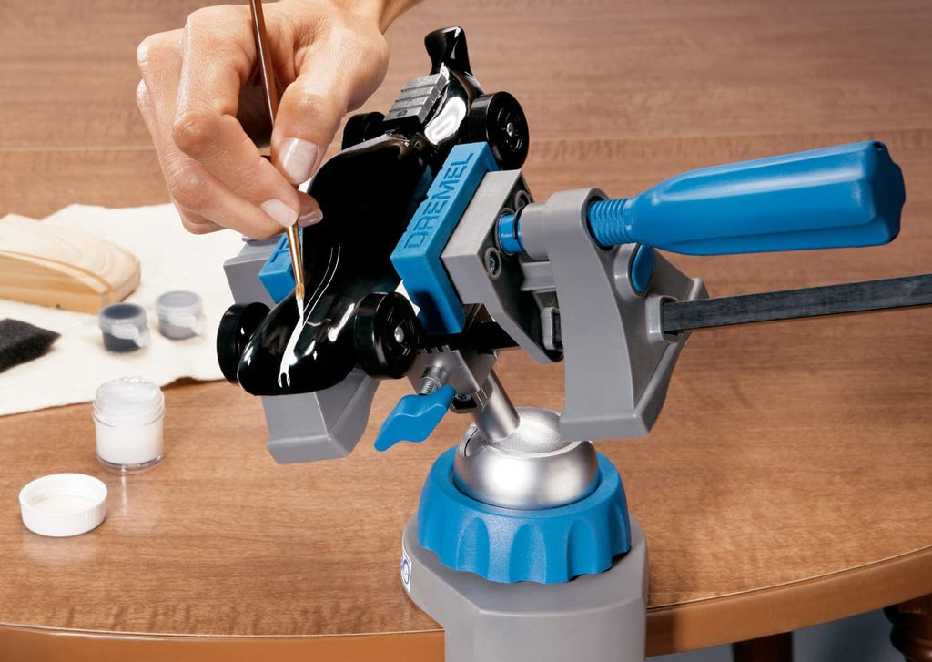 Dremel 2500 Multi-Vise, 3-in-1 Adjustable Bench Vice with Clamp and Tool Holder