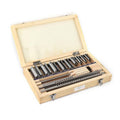 18pcs Keyway Broach Set, High Speed Steel Inch Sized Broaching Cutting Tool, for CNC Machine Lathe Heat Resistance