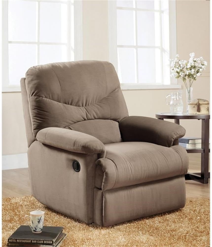 Acme Furniture Arcadia Recliner in Light Brown