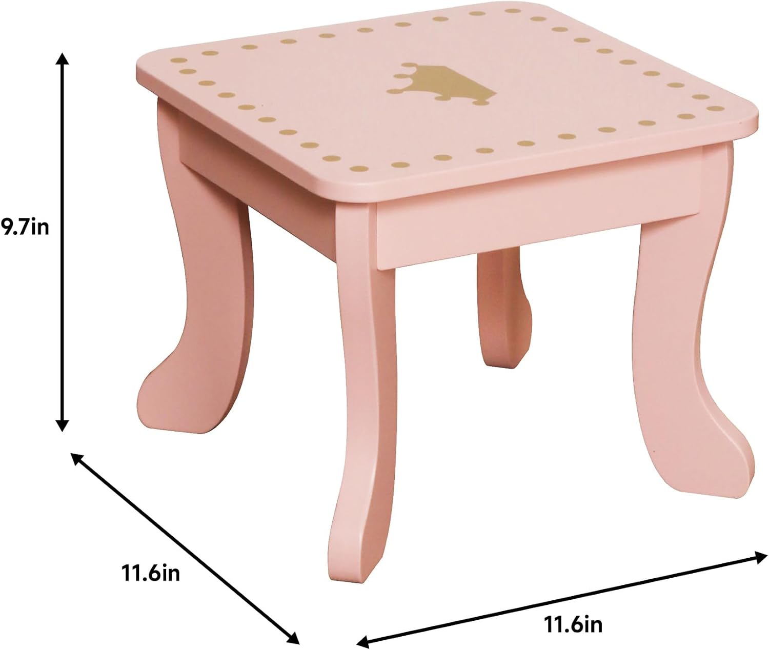 Little Girl Makeup Table with Mirror and Chair,Kids Vanity Table&chair Set with Storage Drawer,Toddlers Pretend Play Vanity with 9pcs Multiple Make up Accessories, Princess Vanity Desk for 3+ (pink)