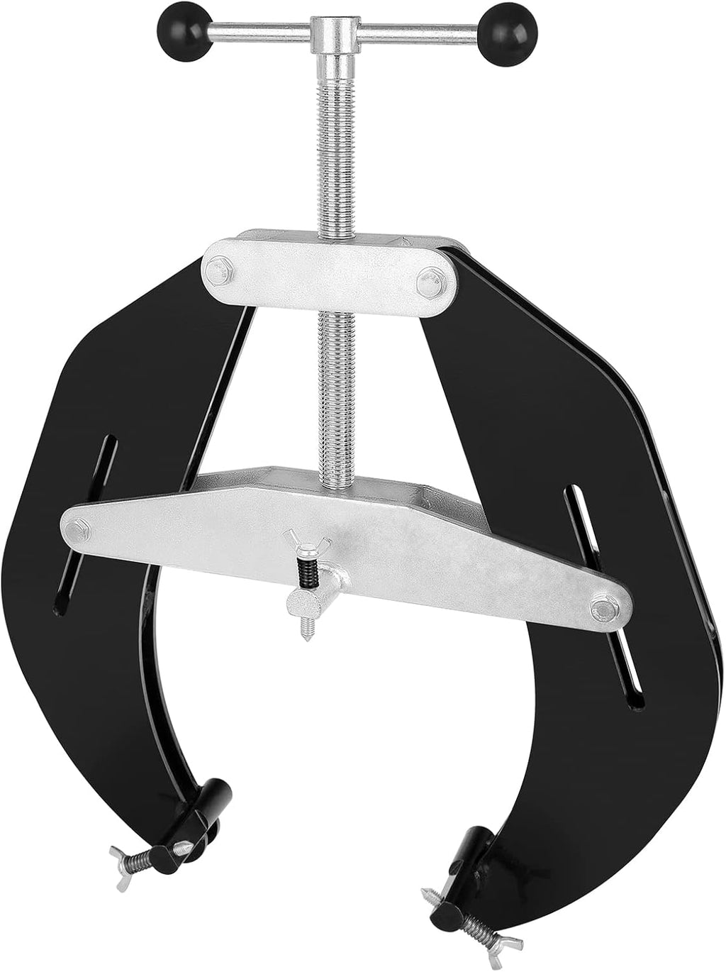 Pipe Clamp, 5 to 12 in, Steel Pipe Alignment Tool with Lightweight Design, High Strength Ultra Clamp with Quick Acting Screws