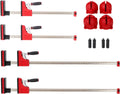 12-Piece Parallel Clamp Kit with 24' & 40' Clamps, Bench Dogs, Framing Blocks - Woodworking & DIY