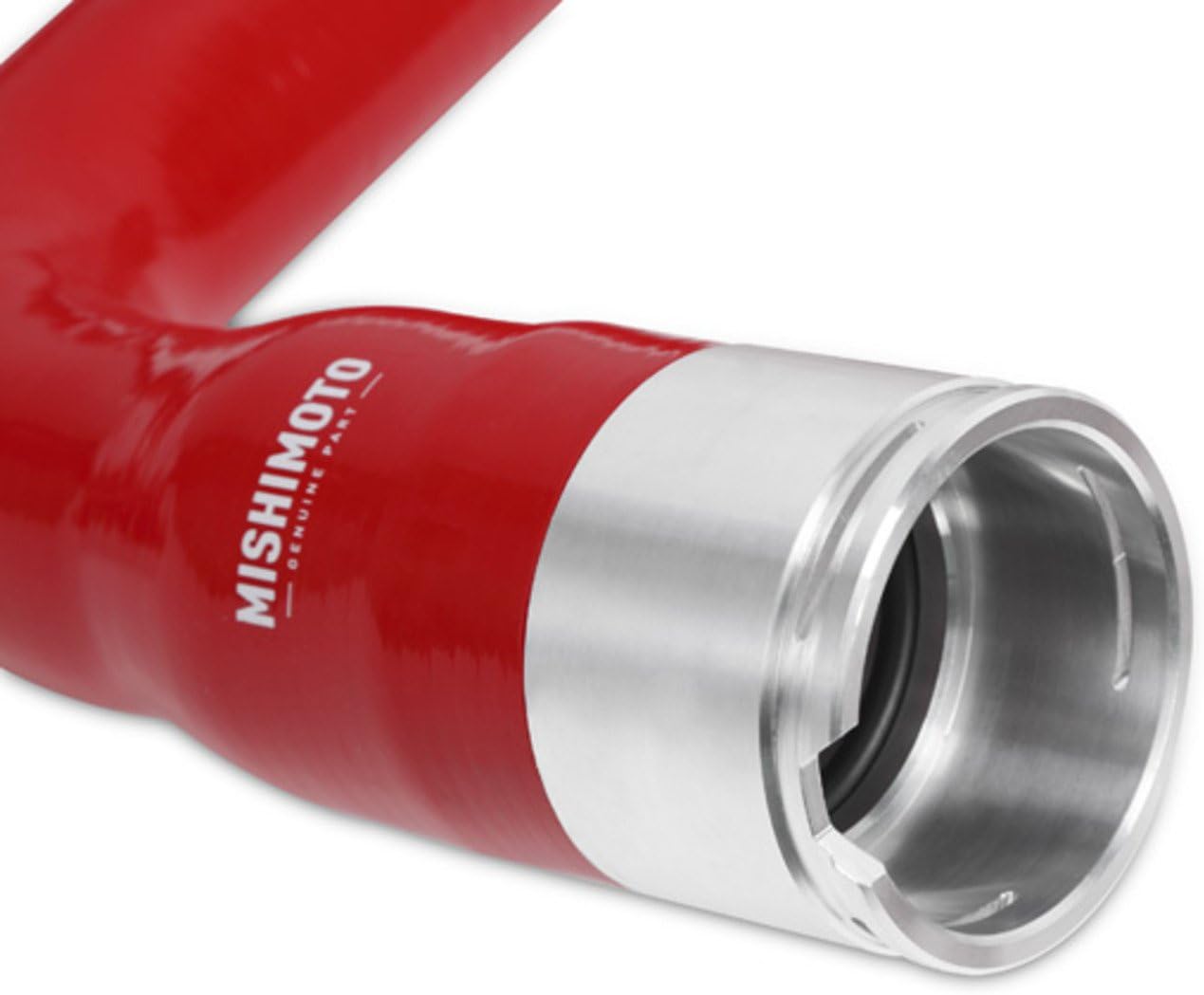 Mishimoto MMHOSE-DMAX-11RD Silicone Radiator Hose Kit Compatible With Chevrolet 6.6L Duramax 2011-2016 Red