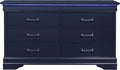 Global Furniture USA Charlie Blue Dresser