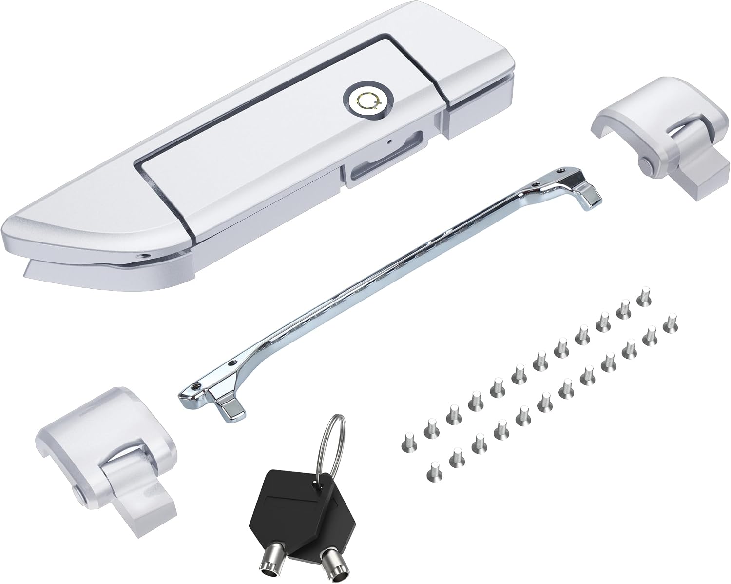 Tour Pack Latches Hinges Fit for Harley Touring Razor Chopped King Pak Road King Road Glide Street Glide Electra Glide 2014-2025 Crushed Ice Pearl