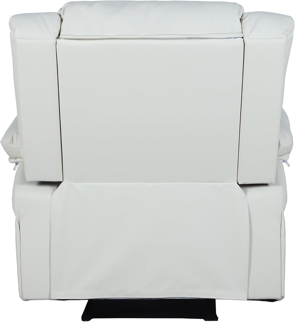 Flash Furniture Harmony Series Cream LeatherSoft Recliner