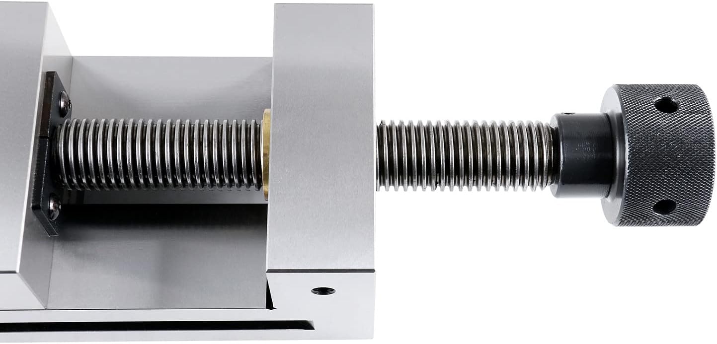 Accusize Industrial Tools 4'' Precision Toolmakers Vise Hardened and Ground 0.0002'', 0235-0312 | Accuracy 0.0002', V-Groove Jaw, Hardened and Ground, HRC58-62