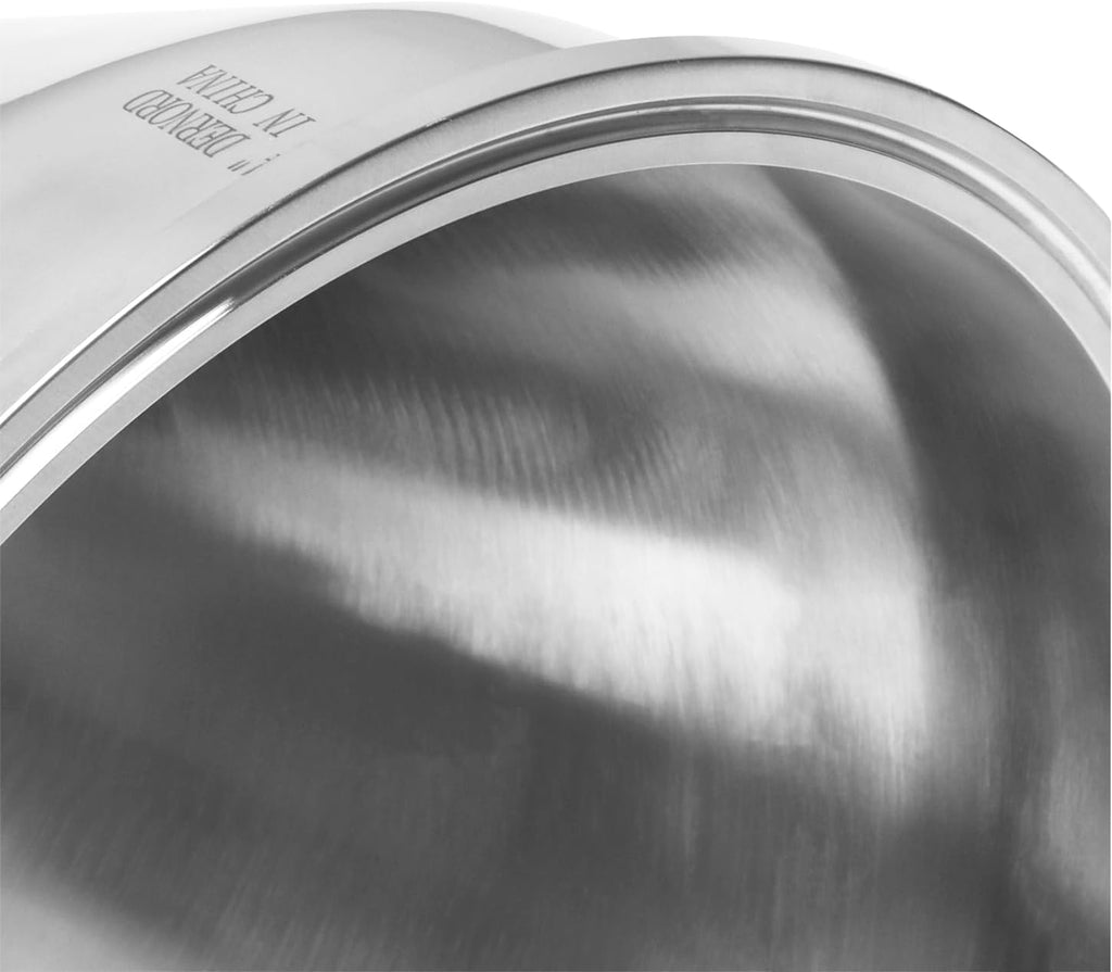 DERNORD Sanitary Fitting Reducer Fitting SUS304 Tri Clamp Ferrule Style 8' Tube OD to 4' Tube OD