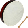 HighLight 16' Bodhran drum Handcrafted Irish Instrument with Goatskin Drumhead, Crisp & Musical Tone, Included Hardwood Mallet (16-inch)
