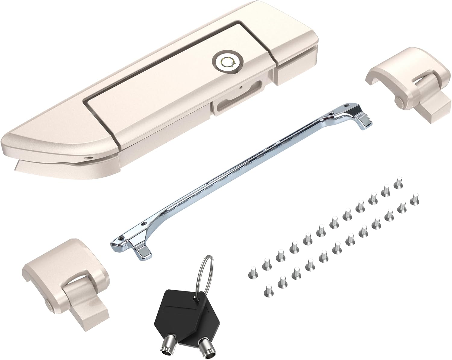 Tour Pack Latches Hinges Fit for Harley Touring Razor Chopped King Pak Road King Road Glide Street Glide Electra Glide 2014-2025 White Sand Pearl