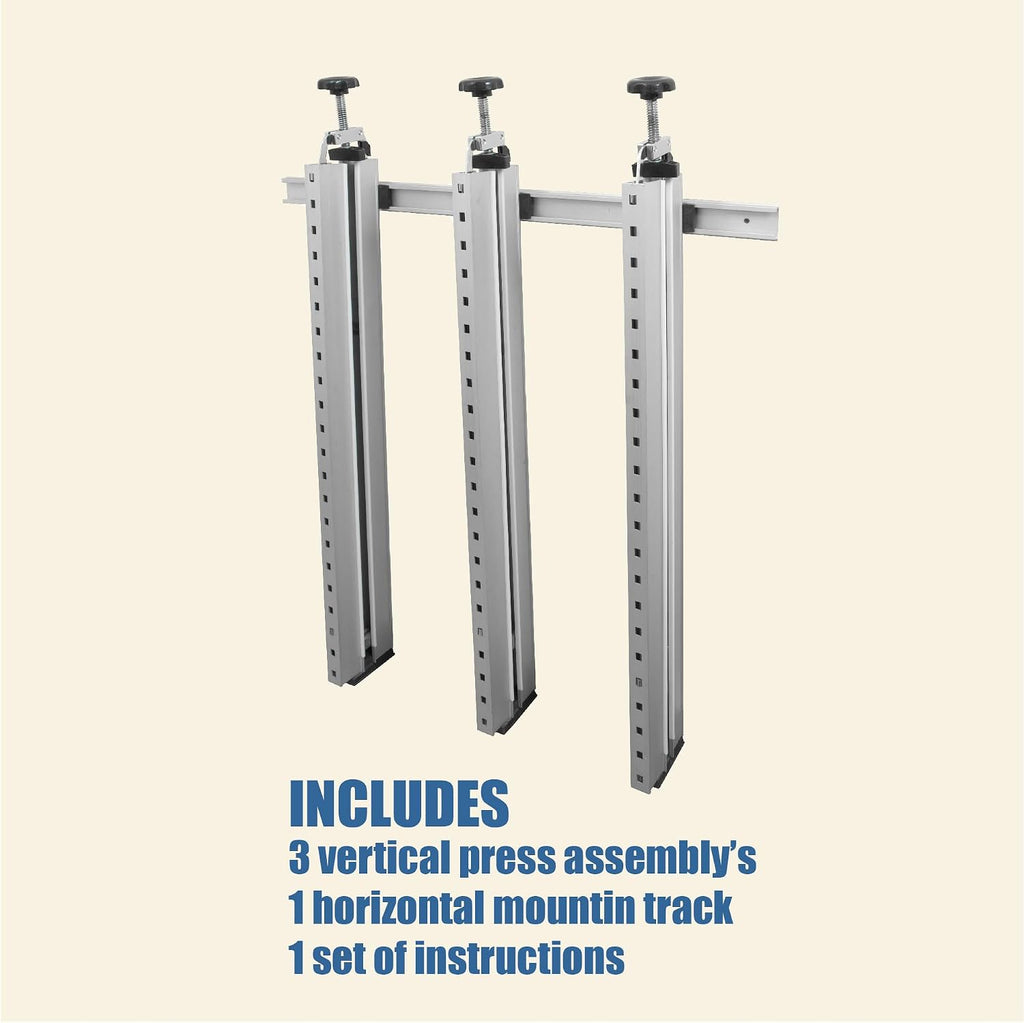Fulton Panel Max Glue Press System, 43' Long with 4-Way Clamping Action, Clamp Ideal for Glue Up of Small & Large 41' Flat Wood Panels