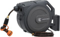 Giraffe Tools Hose Reel 1/2'' 78 ft, Heavy Duty Retractable Garden Hose Reel with Any Length Lock, Slow Return System, Wall Mounted and 180 Deg Swivel Bracket