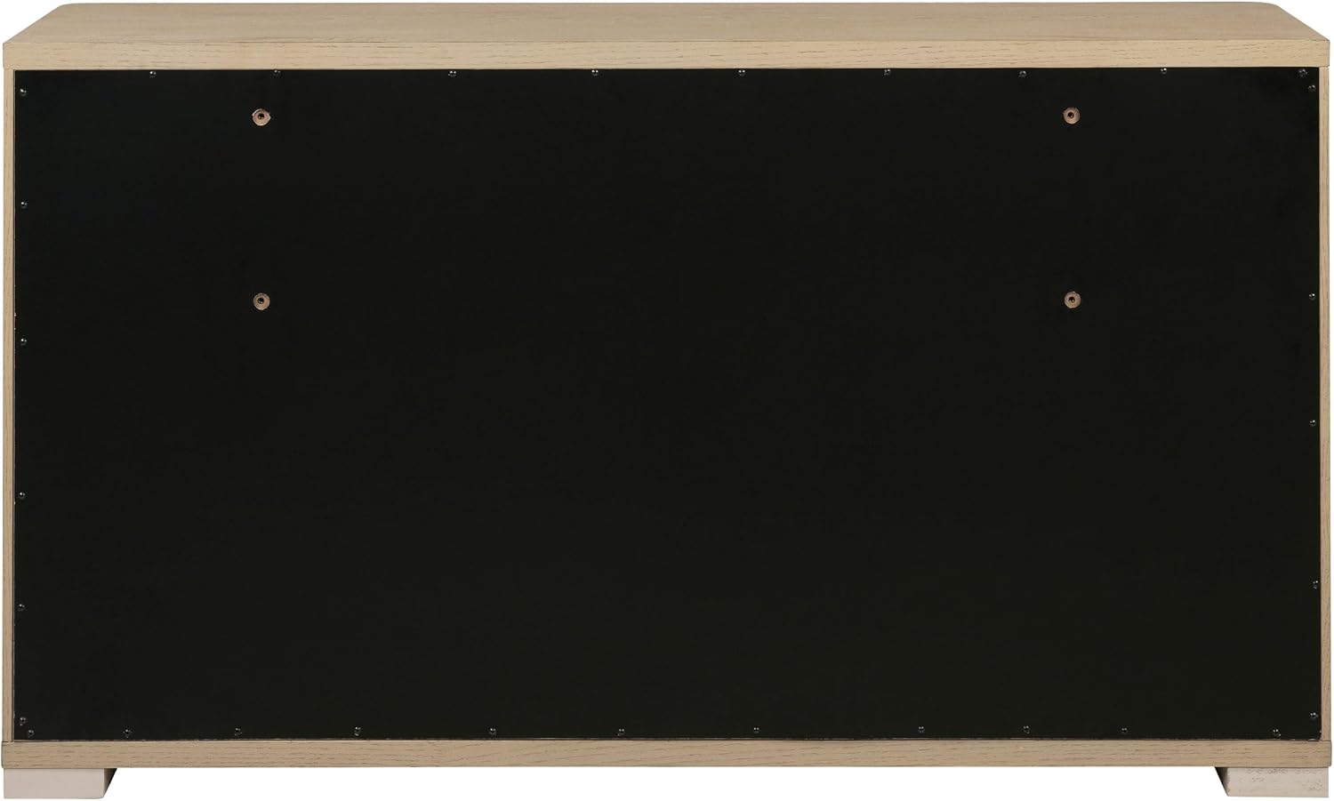 Coaster Home Furnishings - Ladera - Wood - 6-Drawer Dresser with Contemporary Style, Metal Extension Glides and Nickel Finger Pulls - Bedroom - Light Elm - 225083
