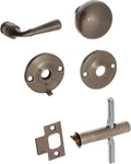 Deltana SDML334 Solid Brass Mortise Screen Door Latch, Chrome