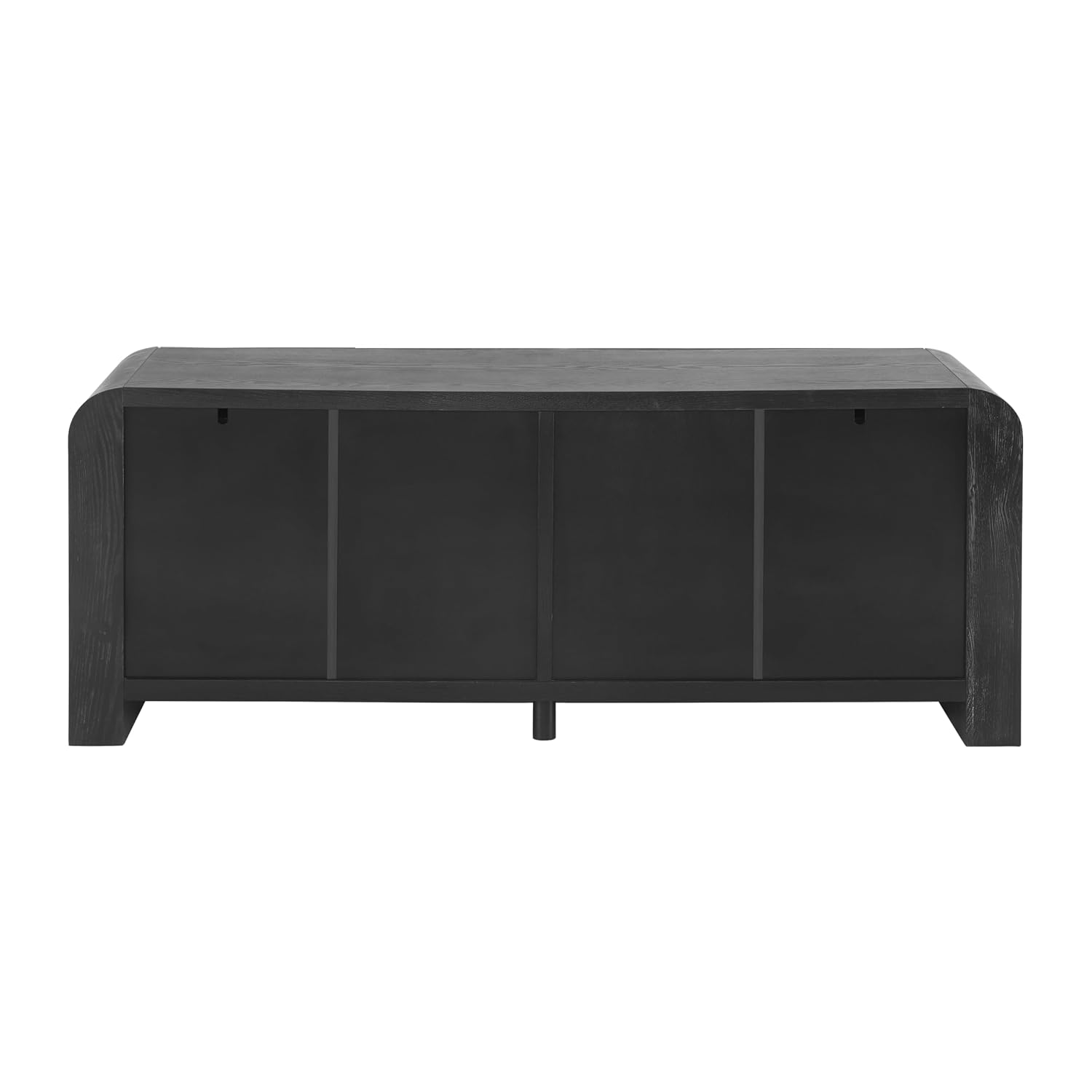 Christopher Knight Home Rulor Modern Sideboard Buffet Cabinet, Wooden Storage Cabinet Organizer, Living Room TV Stand Entertainment Center, Narrow Console Table, Black