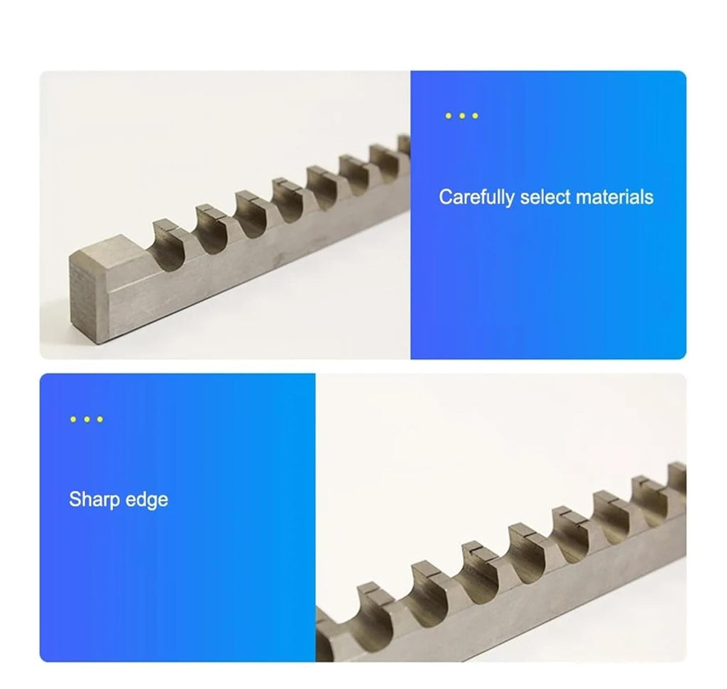 22pcs Keyway Broach Set HSS Metric Keyway Cutting Tool Knife for CNC Machine Groove Heat Resistance