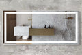 Prominence Home Luxury LED Bathroom/Wall Mirror with Front and Back Light, Anti-Fog, Shatter-Resistant and Adjustable Light Settings, 72 in x 52 in