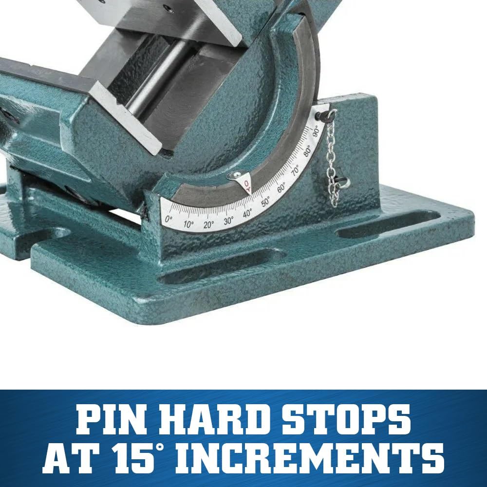 Wilton Cradle-Style Angle Drill Press Vise, 4' Jaw Width & Opening, 1-1/2' Jaw Depth (Model CR4)