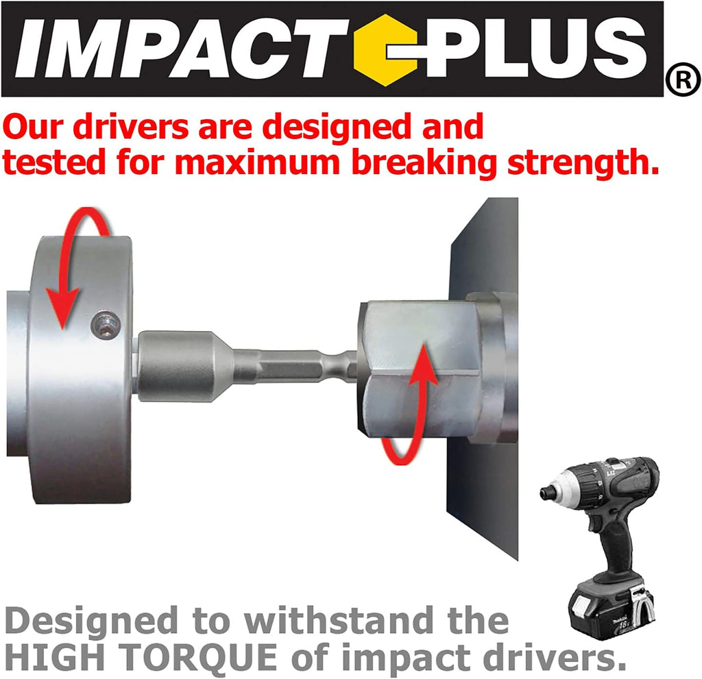 IVY Classic 45068 1/4' x 3' Magnetic Quick Release Bit Holder, Impact Plus, 50-Pack