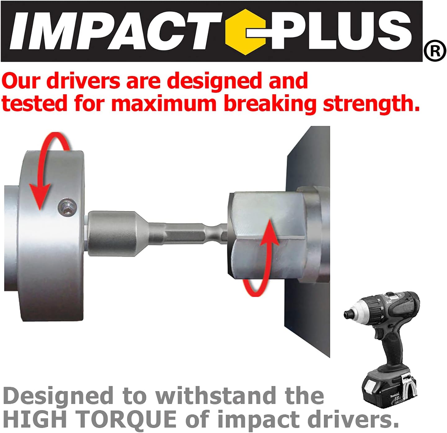 IVY Classic 45068 1/4' x 3' Magnetic Quick Release Bit Holder, Impact Plus, 50-Pack