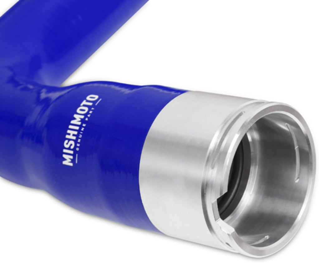 Mishimoto MMHOSE-DMAX-11BL Silicone Radiator Hose Kit Compatible With Chevrolet 6.6L Duramax 2011-2016 Blue