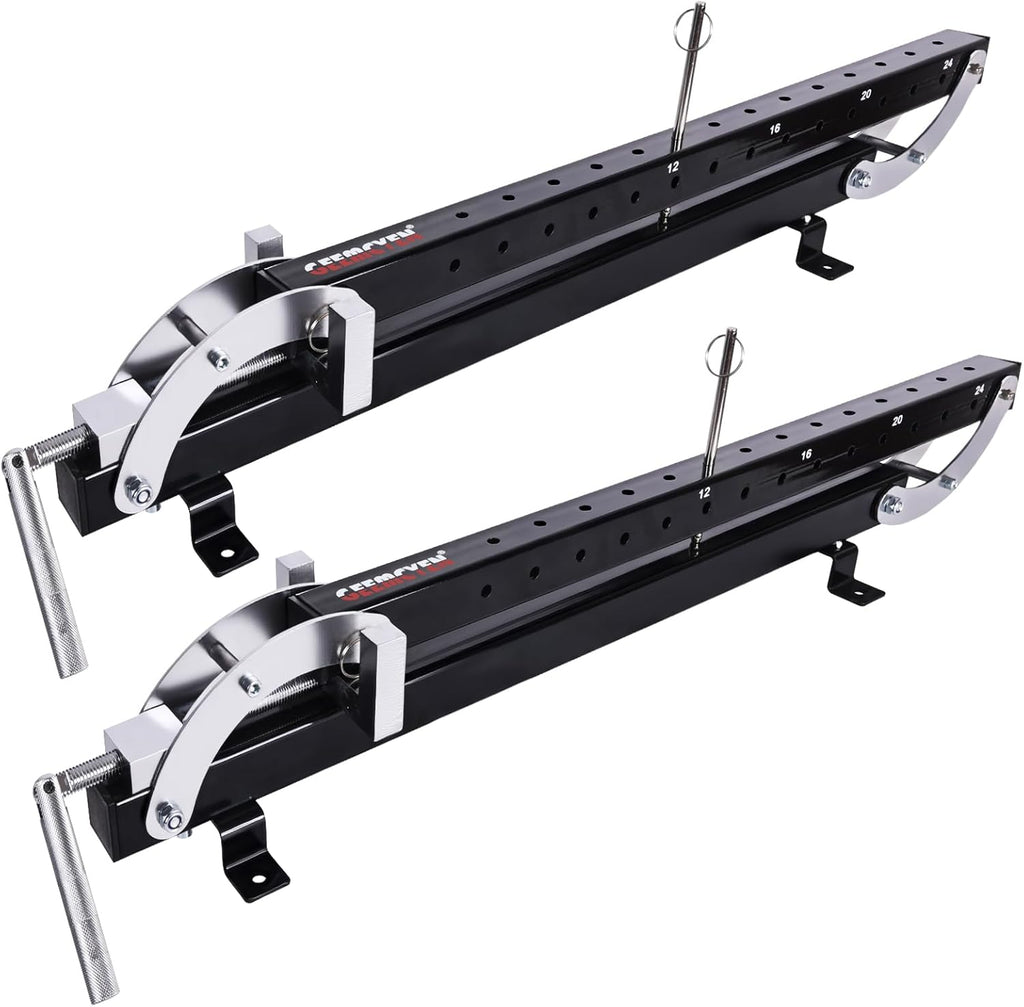 24 inch Panel Clamps 2 Pack,4-Way Pressure Steel Panel Clamps for Board Cabinet, Tabletops, Woodwork and Cabinet Making, Adjustable parallelogram Couplers, Cutting Board Clamps For Precision Projects