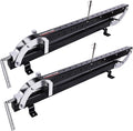 24 inch Panel Clamps 2 Pack,4-Way Pressure Steel Panel Clamps for Board Cabinet, Tabletops, Woodwork and Cabinet Making, Adjustable parallelogram Couplers, Cutting Board Clamps For Precision Projects