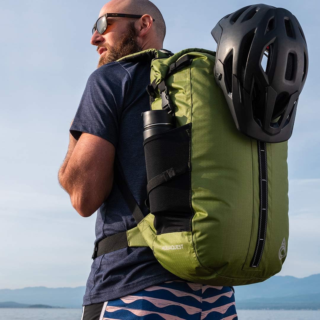 AquaQuest Cloudbreak Waterproof Backpack - Large 30L DryBag Daypack Great for Outdoors, Travel in All Weather