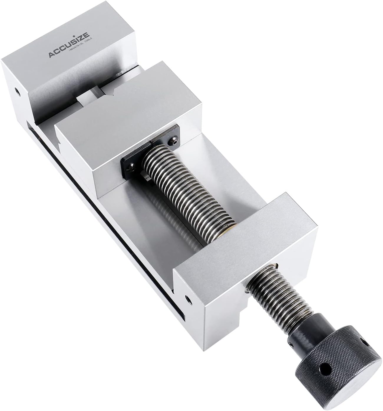 Accusize Industrial Tools 4'' Precision Toolmakers Vise Hardened and Ground 0.0002'', 0235-0312 | Accuracy 0.0002', V-Groove Jaw, Hardened and Ground, HRC58-62