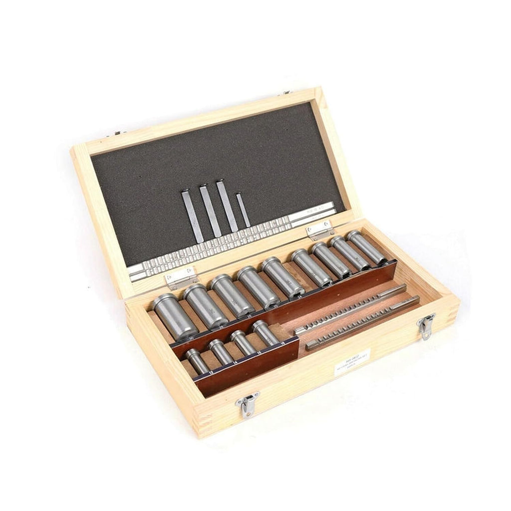 22pcs Keyway Broach Set HSS Metric Keyway Cutting Tool for CNC Machine Heat Resistance